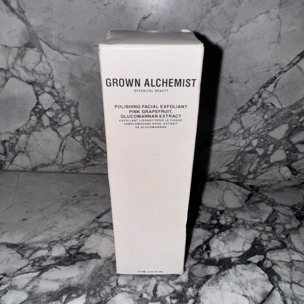 GROWN ALCHEMIST POLISHING FACIAL EXFOLIANT PINK GRAPEFRUIT 2.53 oz Full Size
